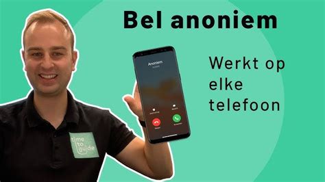 prive bellen|Anoniem bellen aan